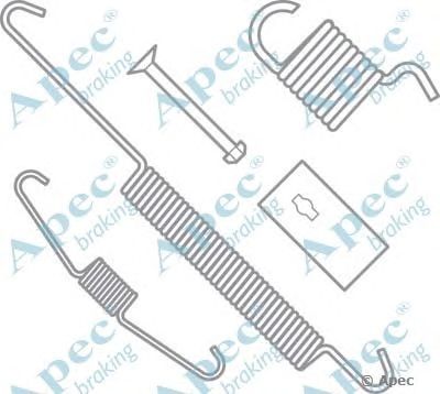 APEC BRAKING kit2000 -  Комплектующие, тормозная колодка